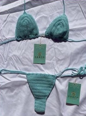 Single - Tone Crochet Bikinis