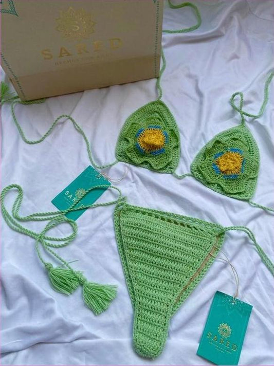 Pistachio Flower Bikini